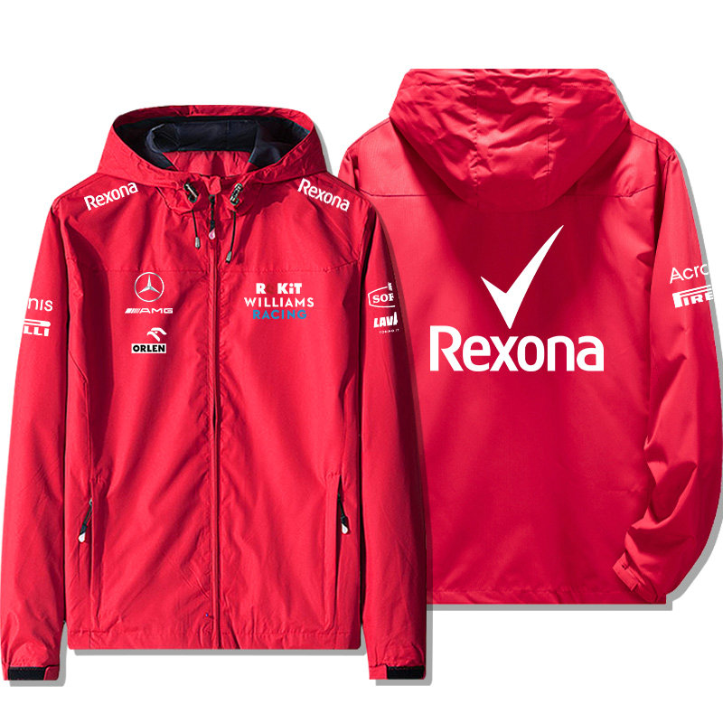 Veste Mercedes AMG Williams Racing Homme Blouson Rexona Coupe-vent Imperméable